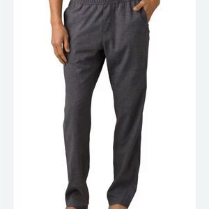 PRANA Vaha E-Waist Pants Men's Gray Pants size large